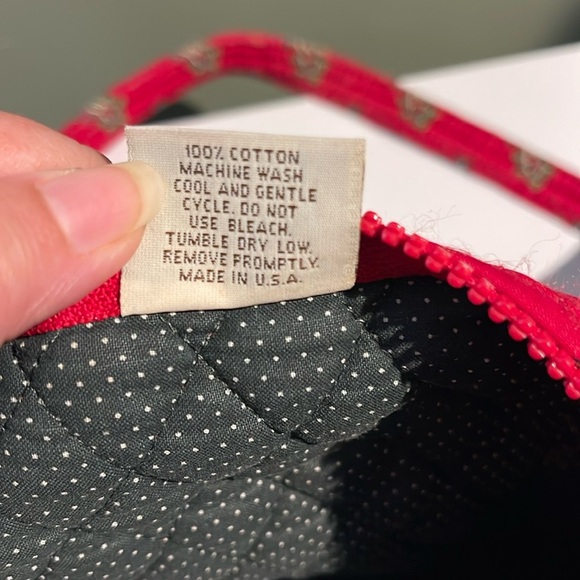 Vintage red Vera Bradley purse in EUC - Picture 7 of 11